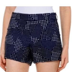 SPANX Sunshine Collection 6” Medium Navy Polka Dot Women’s Shorts